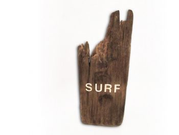 Skulptur „SURF“ von Shabby Surf Art