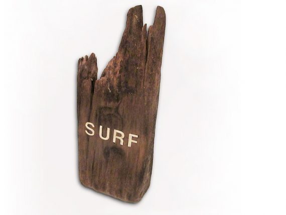 Skulptur „SURF“ von Shabby Surf Art